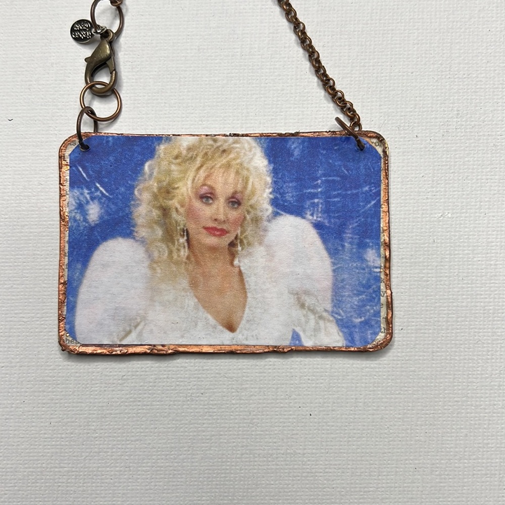 Dolly Parton Brass Ornament